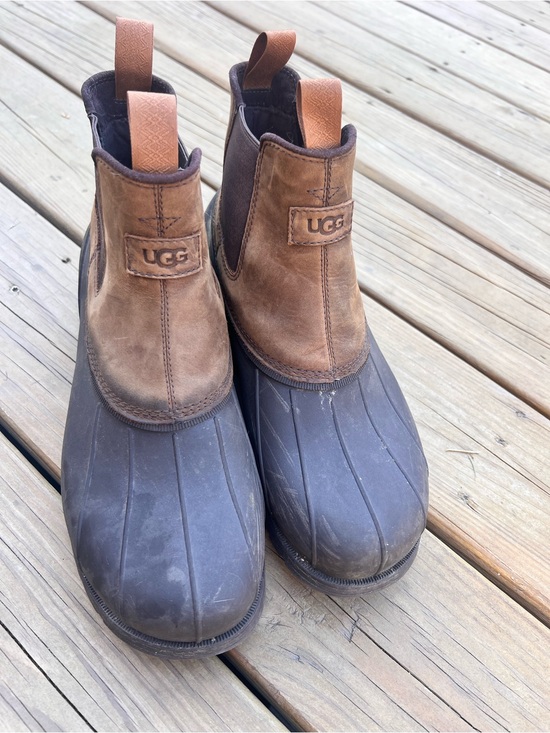 UGG Other - UGG men Chestnut Brown Shearling-Lined Boot